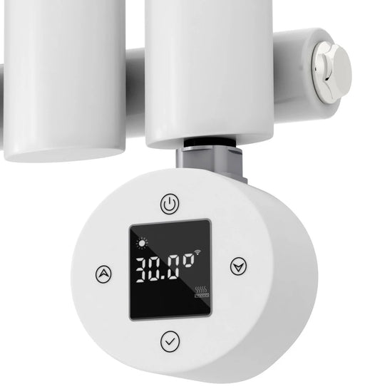 Radiador eléctrico vertical blanco con espejo 1200W NeoTherm