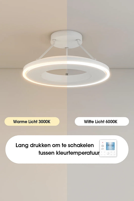 QH-GlowRing Serie panel de infrarrojos con iluminación LED 60 cm 1000 vatios