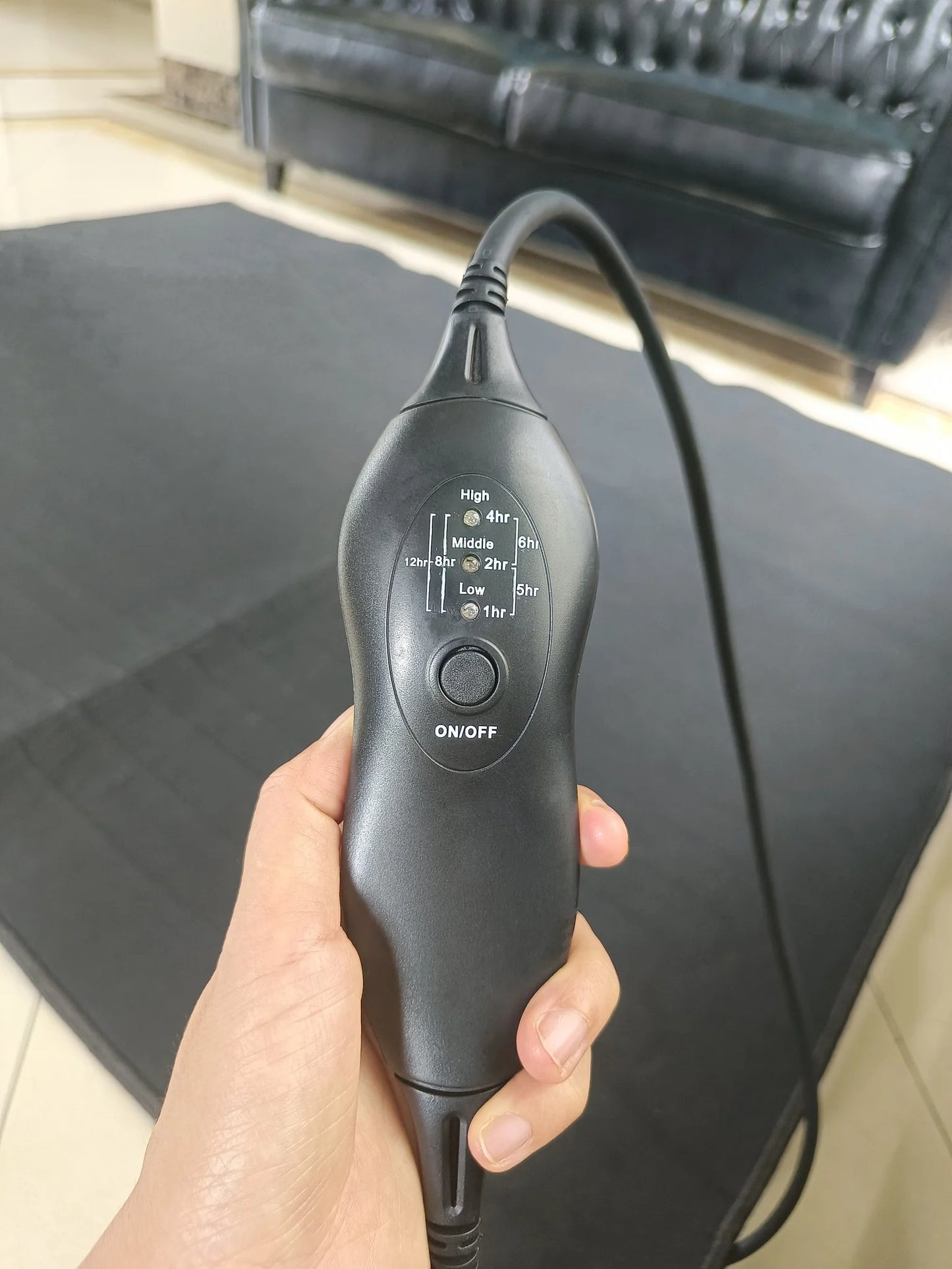 Karpetverwarming 140 x 200 met controller 350watt