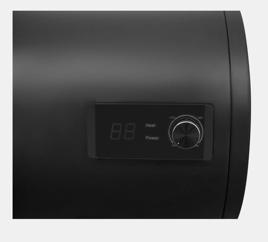 Termo eléctrico QH doble de 120 litros montado en el suelo con controles digitales