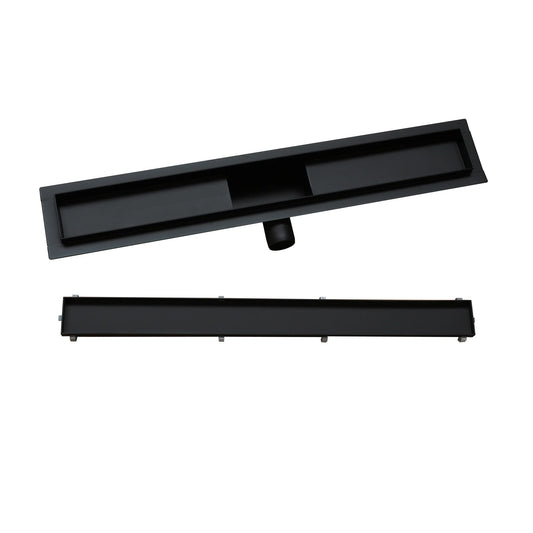 Astrisdrain canaleta de ducha completa con rejilla cerrada con brida