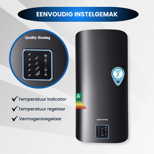 80 Liter Performance QH Wifi dual elektrische boiler met digitale bediening