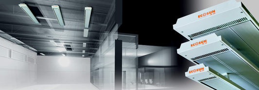 Calefactor infrarrojo de alta potencia Ecosun S+