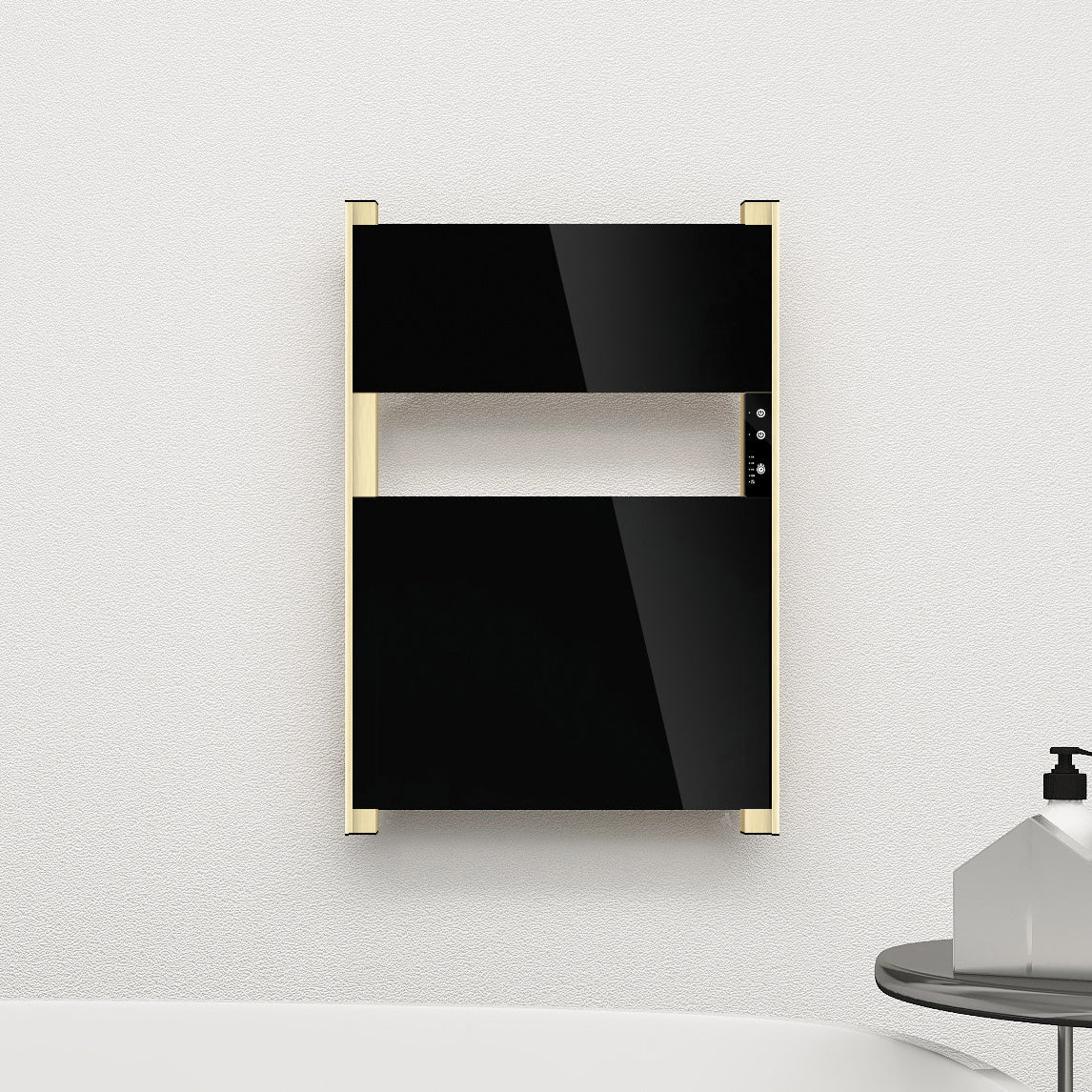Radiador eléctrico Maverick 90Watt negro-dorado