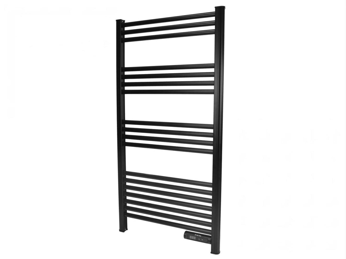 Radiador de toallas eléctrico inteligente con control digital negro 425Watt