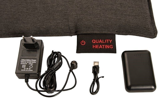 Cálido cojín de asiento térmico