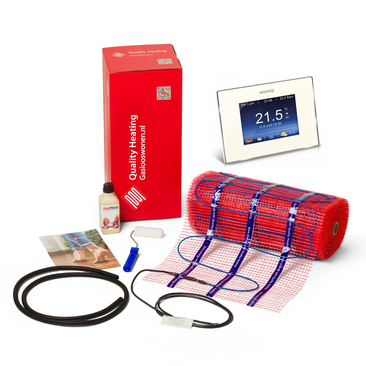 Alfombras de calefacción por suelo radiante - baldosas