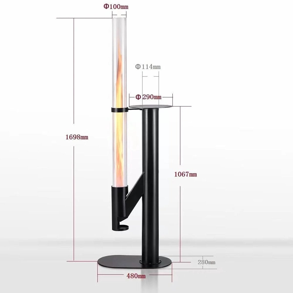 P01 HeatRocket estufa de pellets Calidad Calefacción 5,0kw