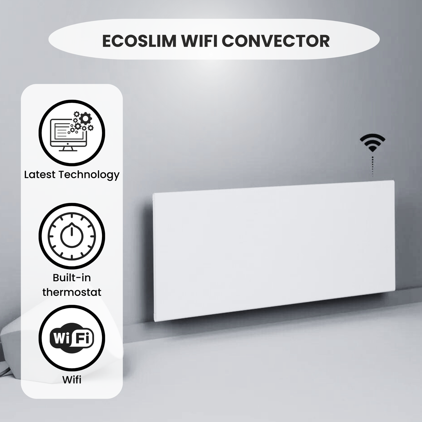 Calefacción de calidad - Eco Slim Wifi blanco