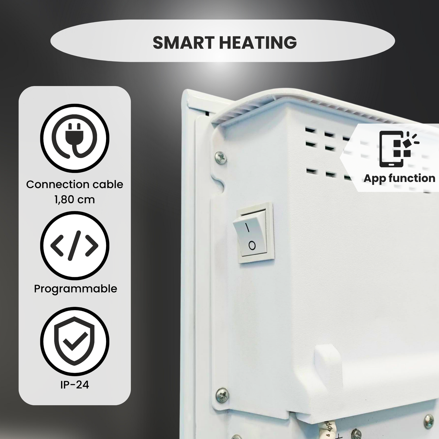 Calefacción de calidad - Eco Slim Wifi blanco