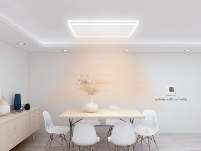 Panel infrarrojo QH-HL con iluminación LED 63x 65,5 cm 400Watt