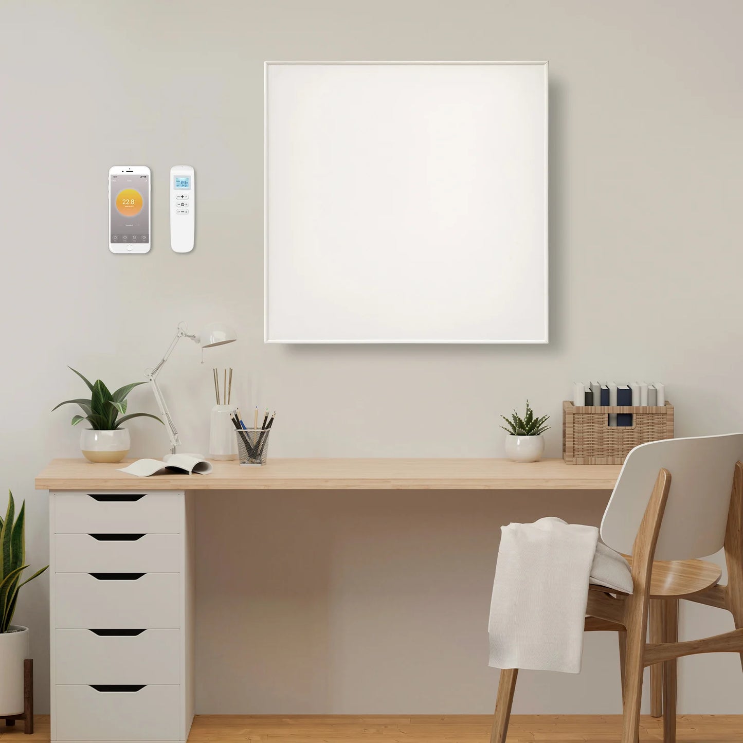 QH-SP Control remoto Wifi panel infrarrojo portátil 350, 450 y 700Watt