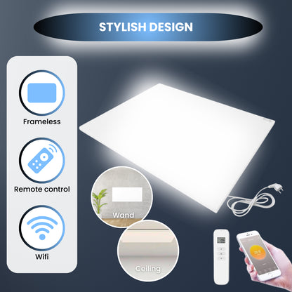 Panel infrarrojo QH-FR Serie 30 x 150 cm 500Watt