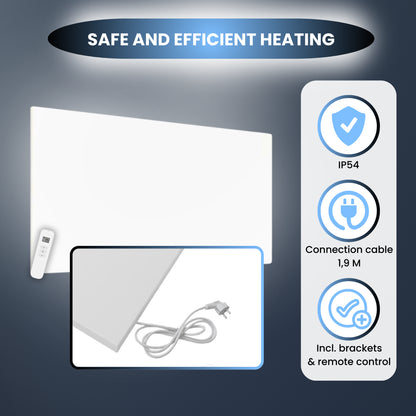 Panel infrarrojo QH-FR Serie 59 x 59 cm - 350Watt