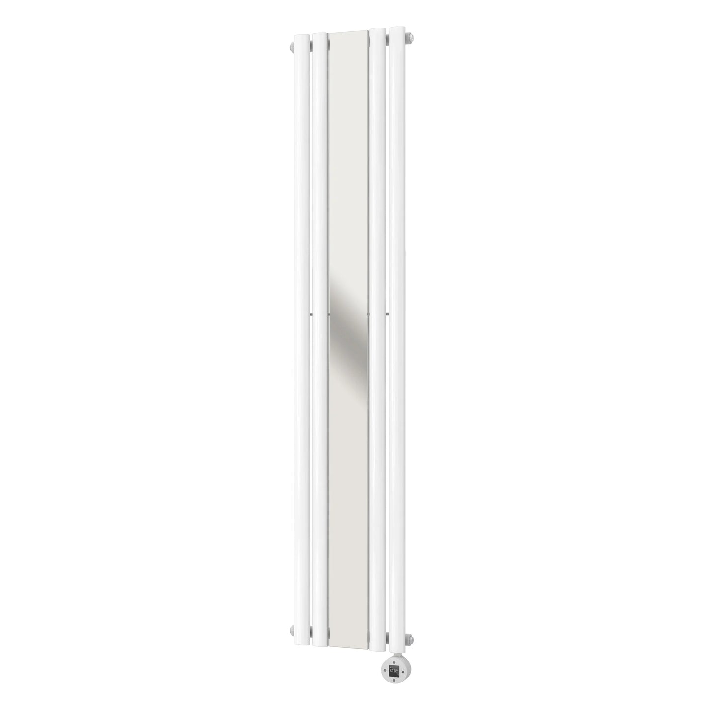 Radiador eléctrico vertical blanco con espejo 1200W NeoTherm