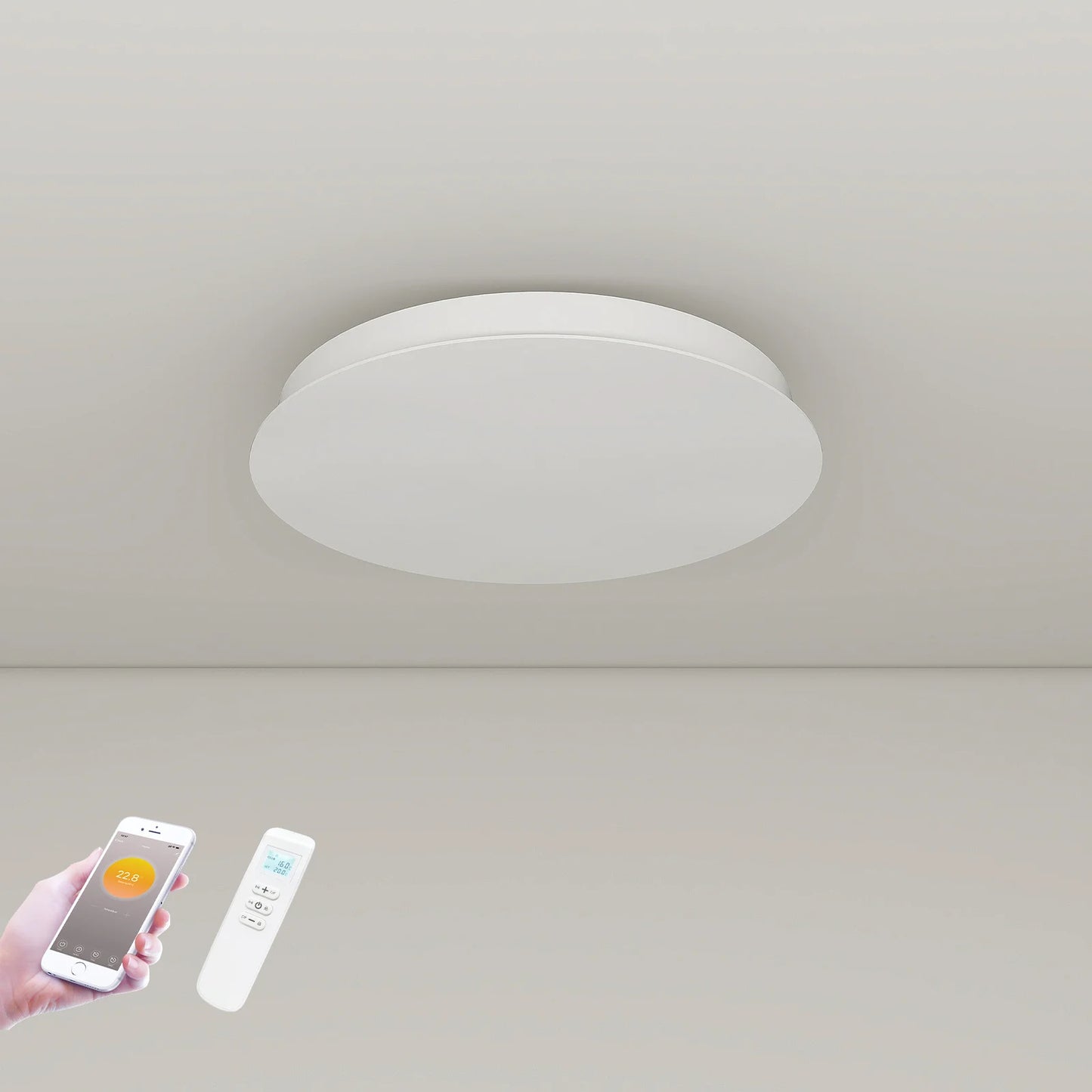 QH-ThermoAura Serie Wifi Redondo 750W diámetro 55,4 cm