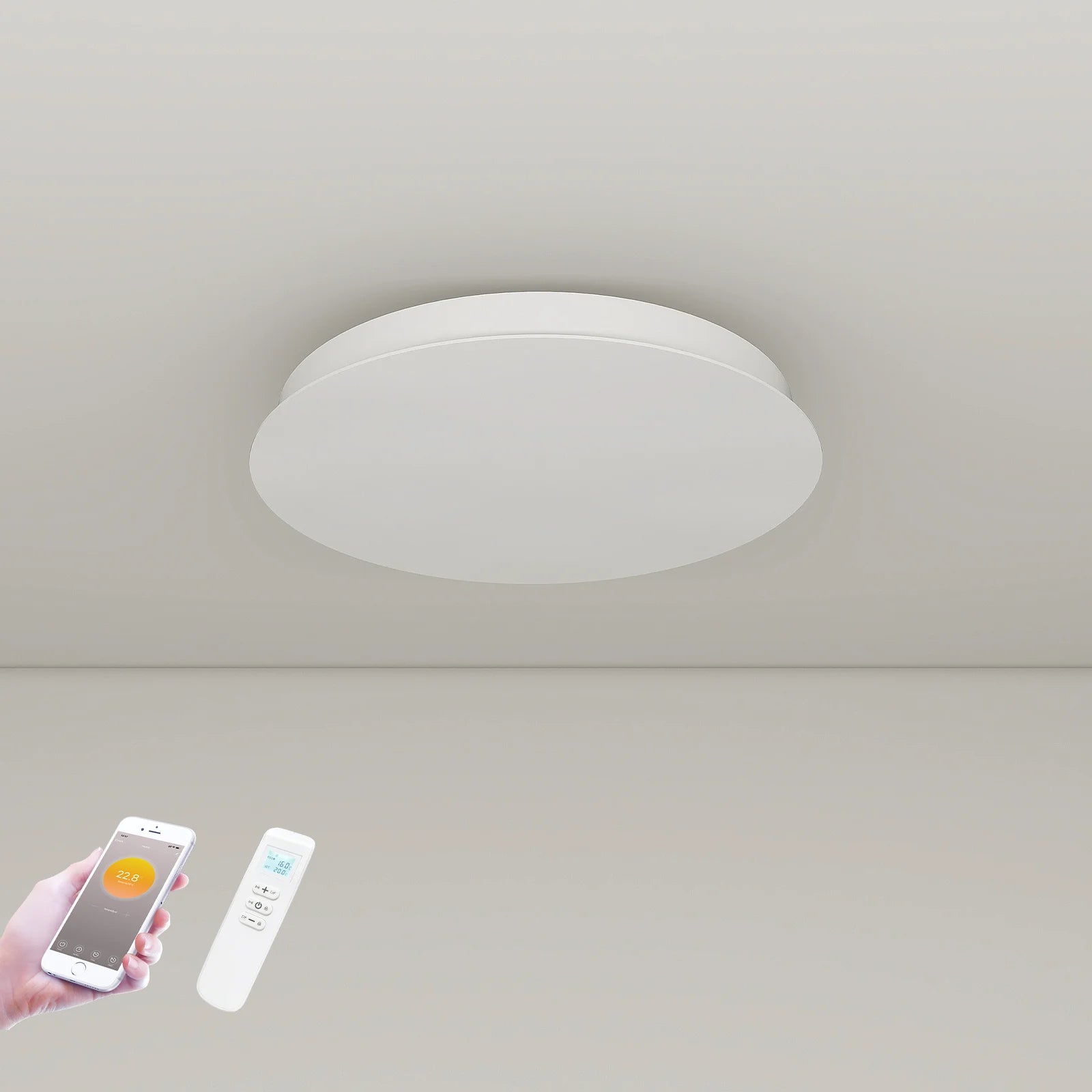 QH-ThermoAura Serie Wifi Redondo 750W diámetro 55,4 cm