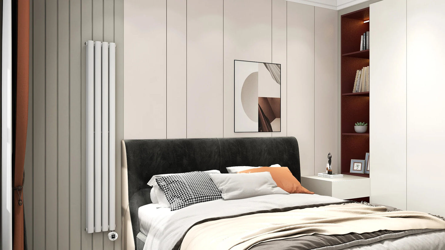 Radiador eléctrico vertical blanco Calysta 1000Watt