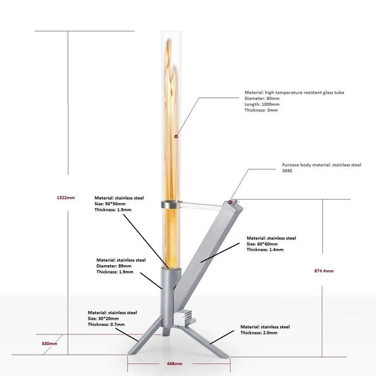 P01 HeatRocket estufa de pellets Calefacción de calidad 5,0 kW