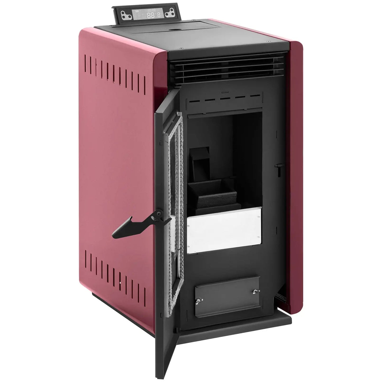 Estufa de pellets - 6kW - para 40-60 m² - 5 niveles - temporizador - CR10-2