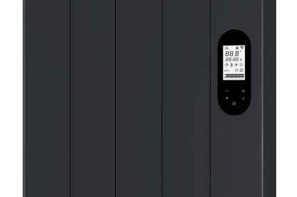 Calefacción de calidad radiador vertical Civetta negro
