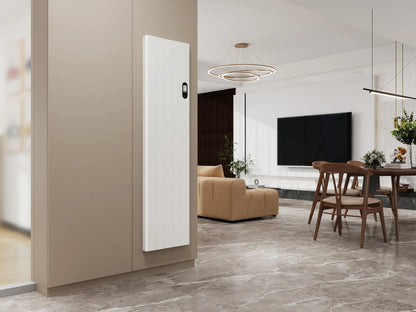 Calefacción de calidad radiador vertical Civetta blanco