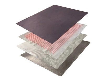 Calefacción de alfombra 180 x 200 con controlador y función de temporizador