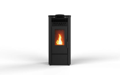 Estufa de pellets - 9,6 kW 80 - 90 m² - 5 niveles - temporizador - CR13