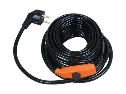 Protección contra heladas, cinta calefactora con termostato incorporado