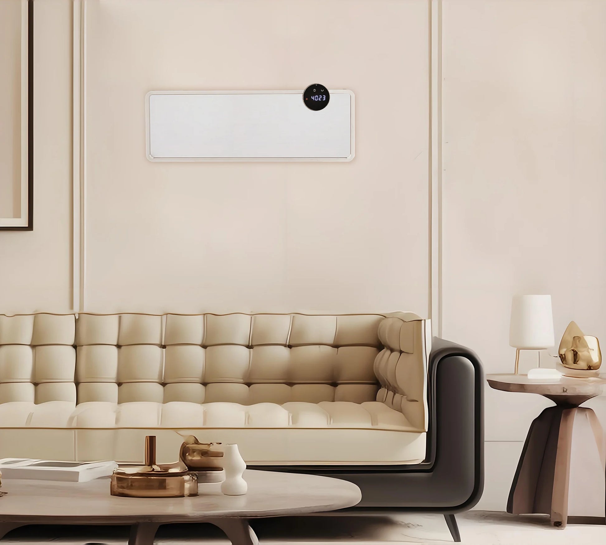 Calefacción mural de cerámica AmberHeat con termostato Wifi