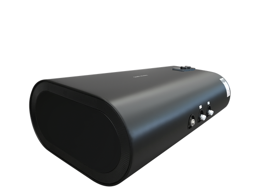 Calentador eléctrico horizontal dual QH de 80 litros con control digital