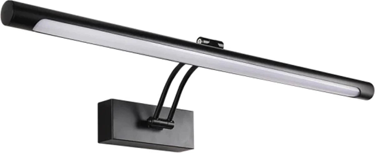 Lámpara espejo iluminación LED negro regulable