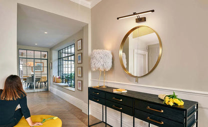 Lámpara espejo iluminación LED negro regulable