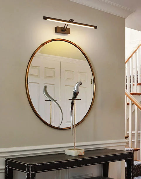 Lámpara espejo iluminación LED negro regulable