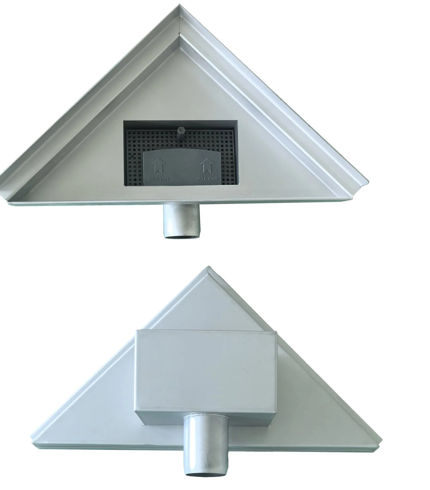 Drenaje de esquina ducha 20 x 28 x 8 cm Acero Inoxidable