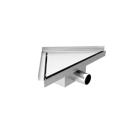 Drenaje de esquina ducha 20 x 28 x 8 cm Acero Inoxidable