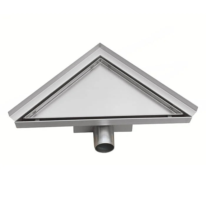 Drenaje de esquina ducha 20 x 28 x 8 cm Acero Inoxidable