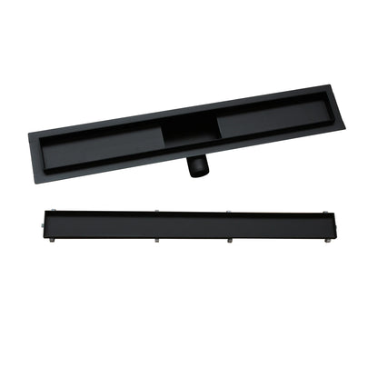 Astrisdrain canaleta de ducha completa con rejilla cerrada con brida