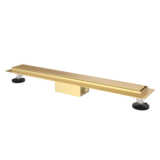 Desagüe de ducha SolarDrain completo con rejilla cerrada con brida