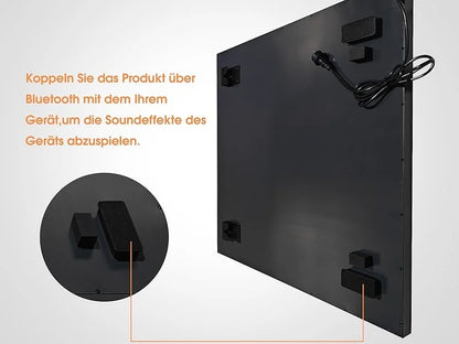 Panel infrarrojo chimenea LCD 1700Watt Deluxe