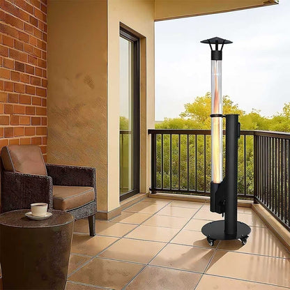 P07 HeatRocket estufa de pellets con ruedas Quality Heating 5,0kw