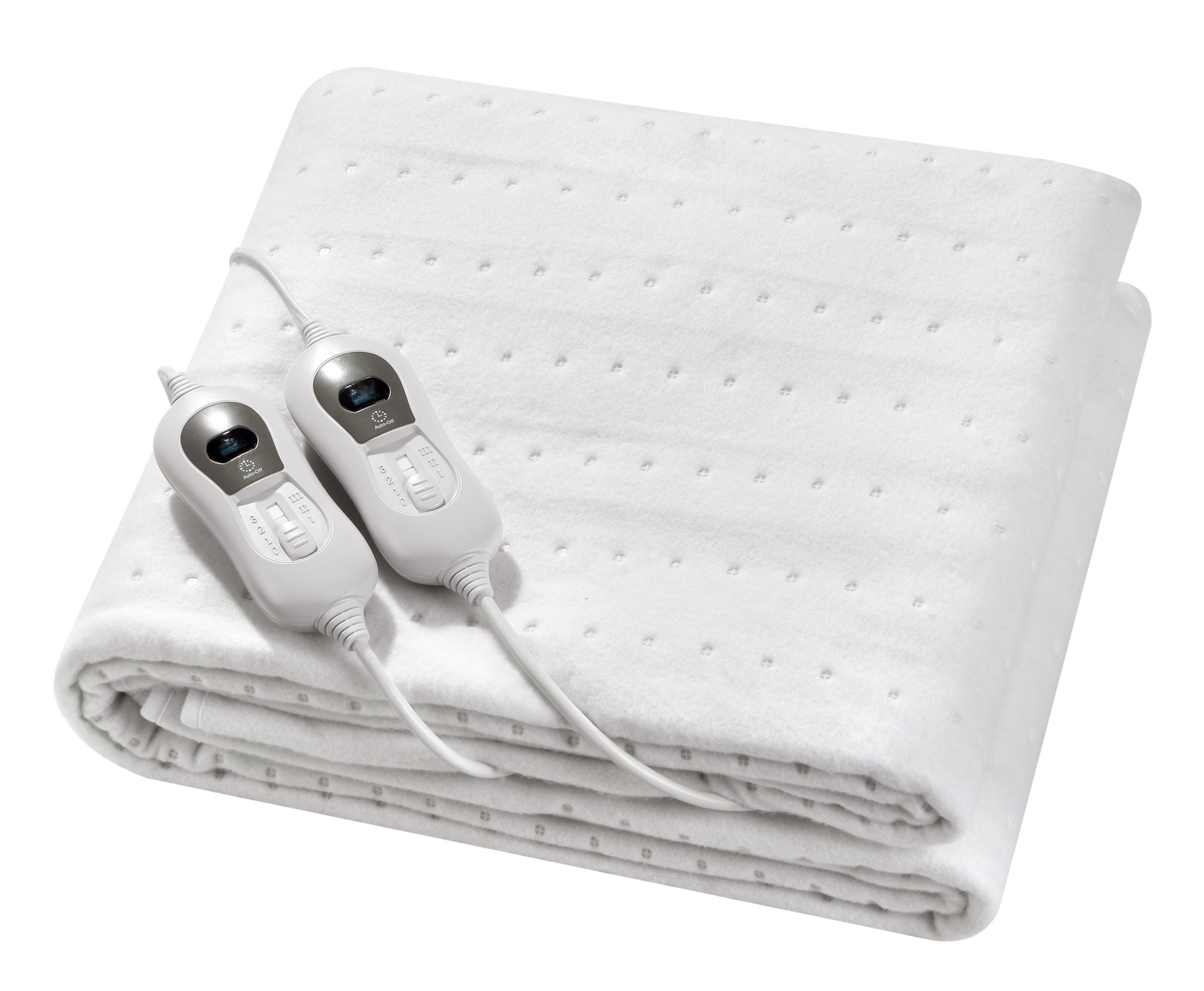 Manta eléctrica QH - 2 personas 160 x 140 cm con elásticos en las esquinas y controladores