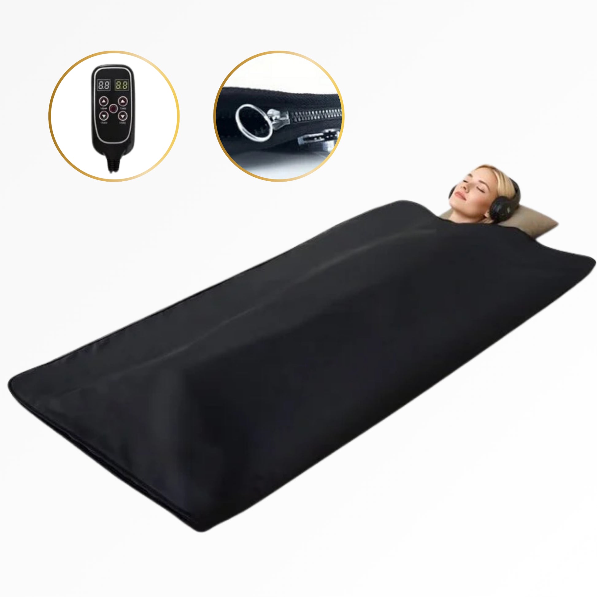 Manta de sauna infrarroja 660Watt potencia ajustable