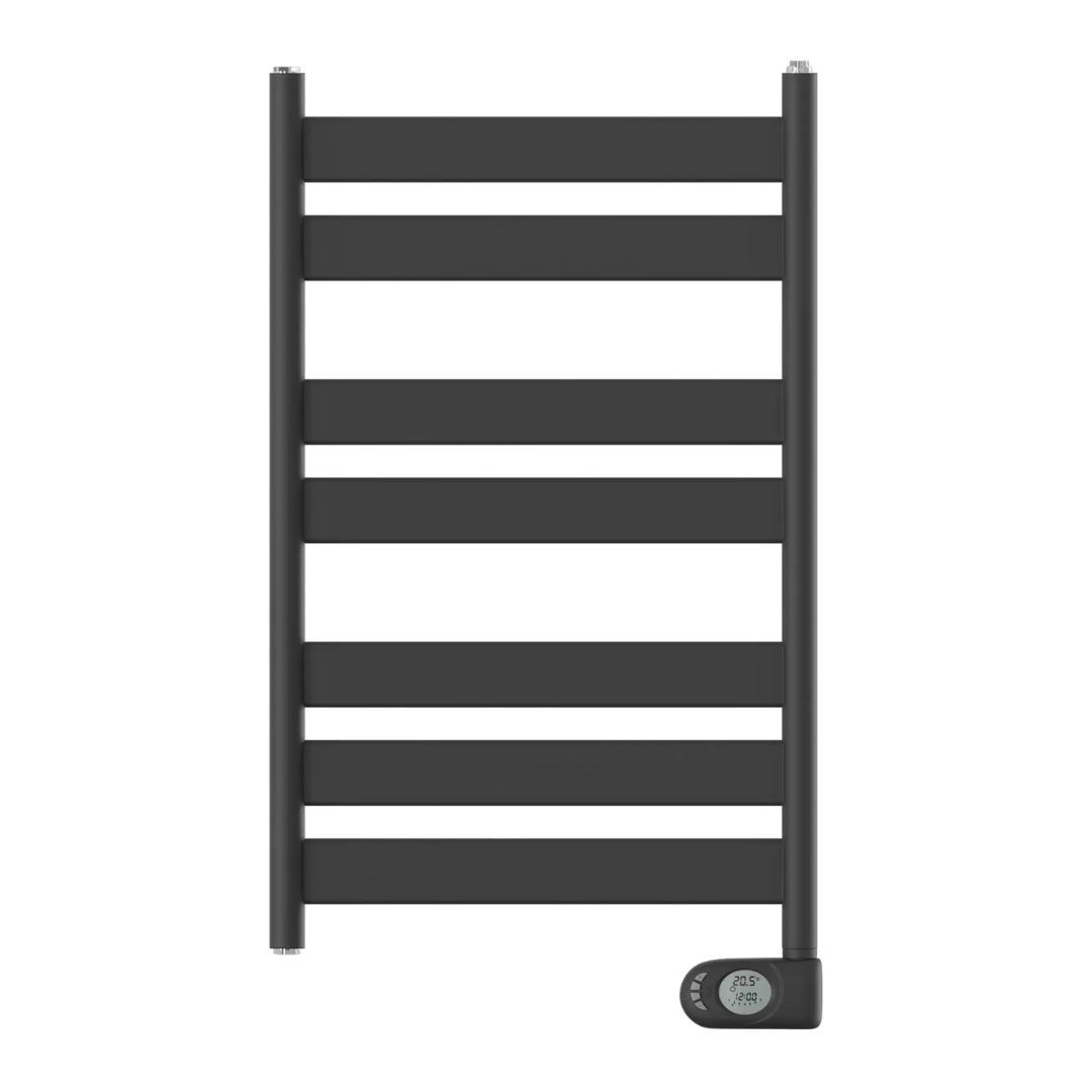 Radiador toallero eléctrico Adax Wave 300 - 750 W Negro