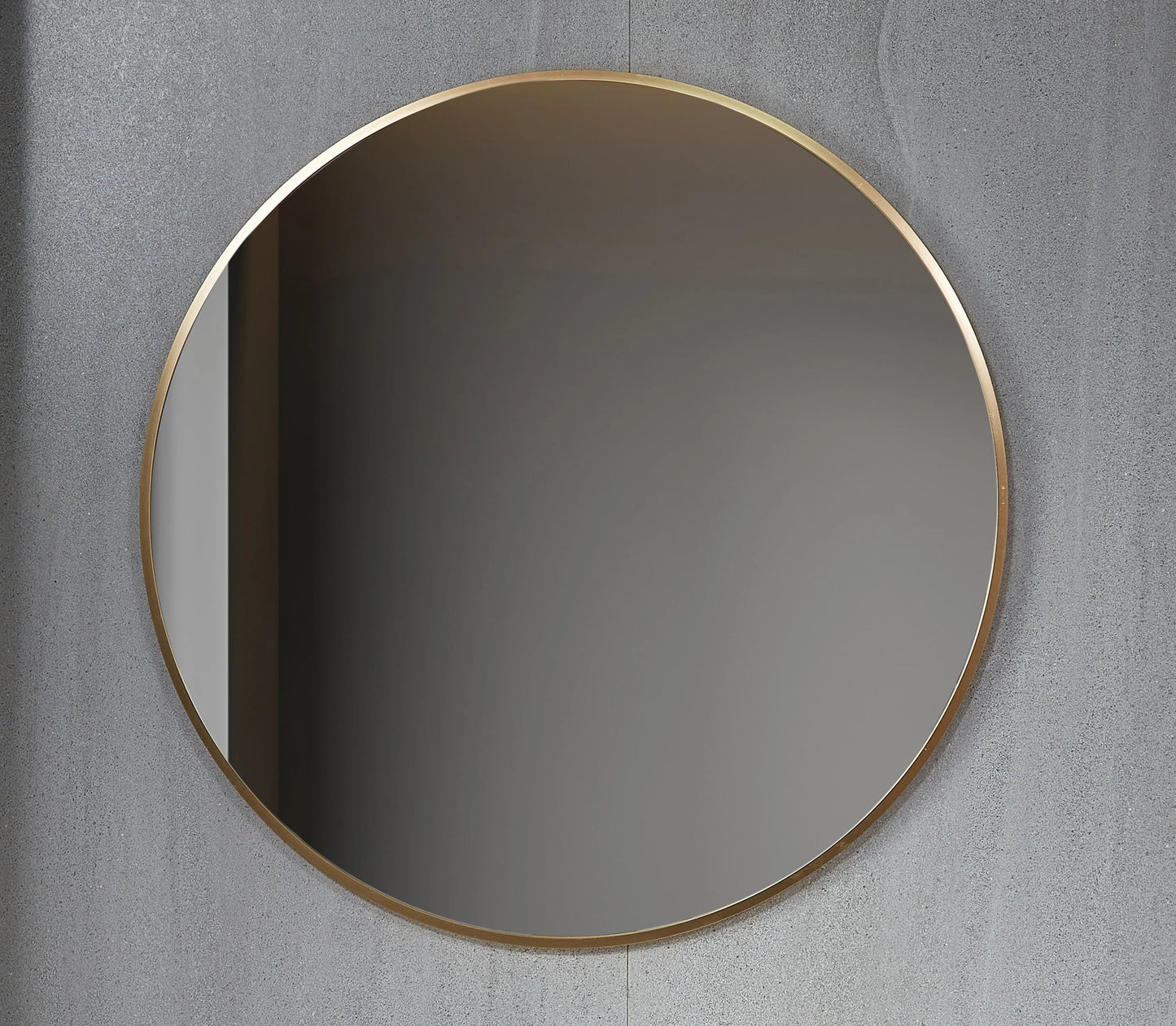 Tweedekans - Spiegel rond 80 cm met koperen frame - Default