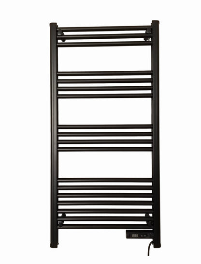 Tweedekans - Slimme elektrische handdoekradiator met digitale bediening black  425Watt - Default