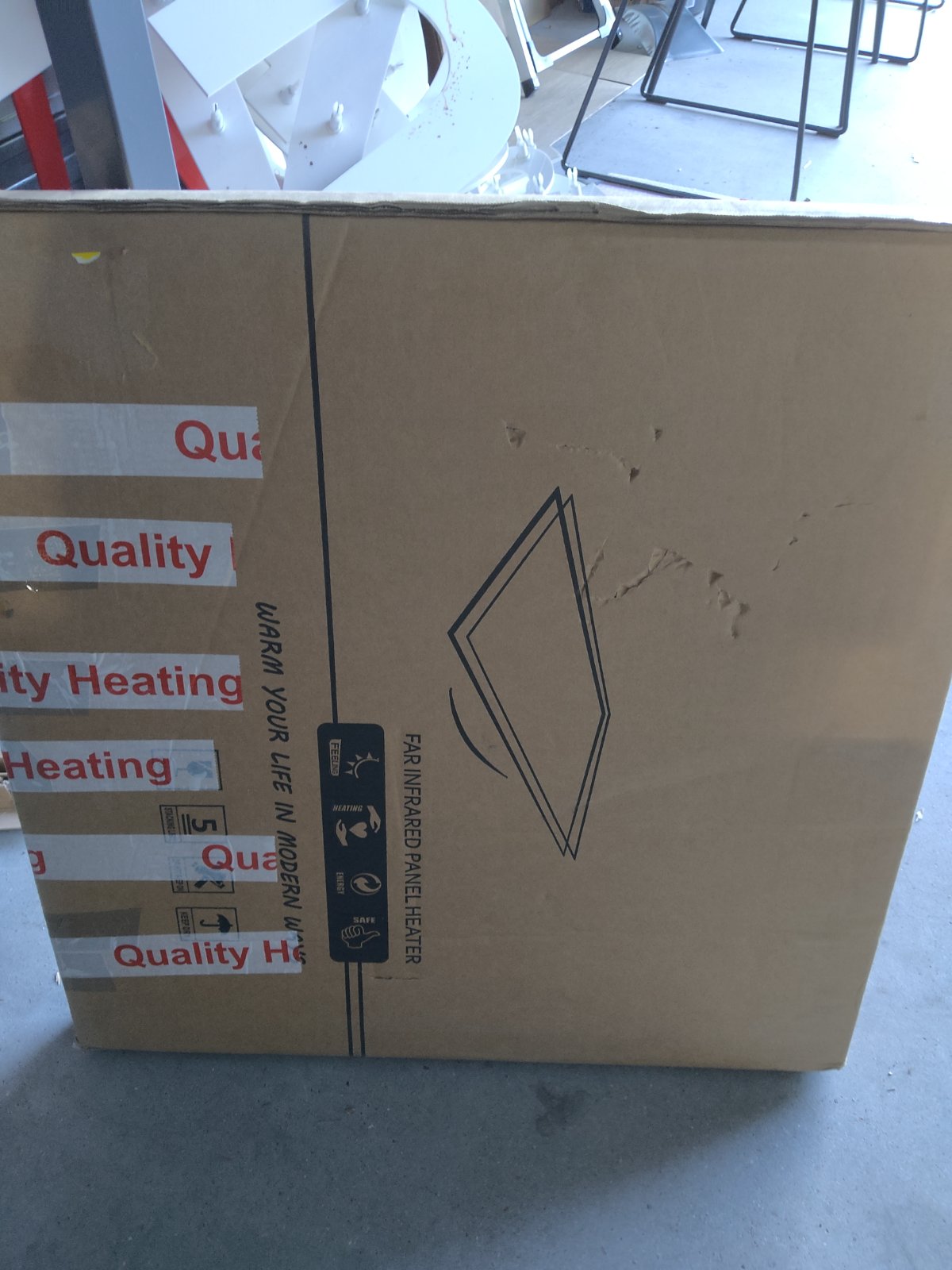 Tweedekans - QH-AK Serie infraroodpaneel 60 x 60cm - 350Watt - Default
