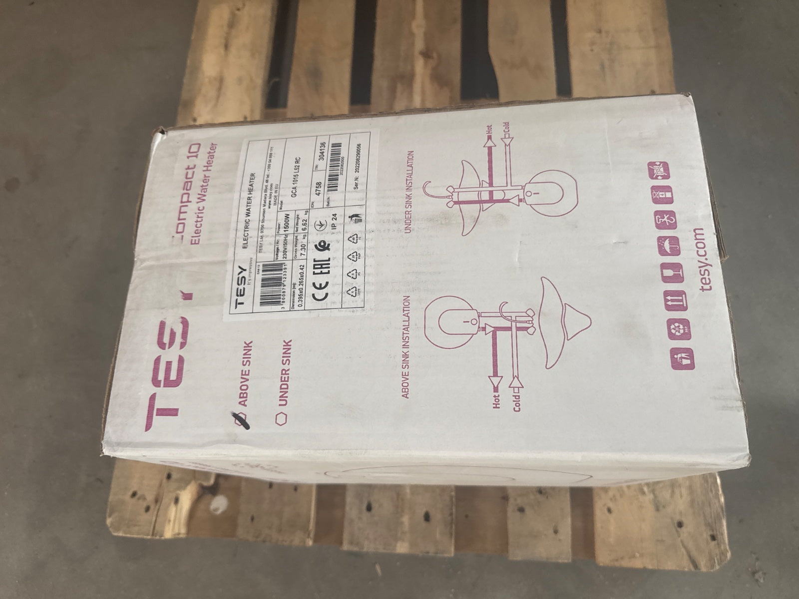 Tweedekans - Elektrische UP boiler 10 liter (Tesy) - Default