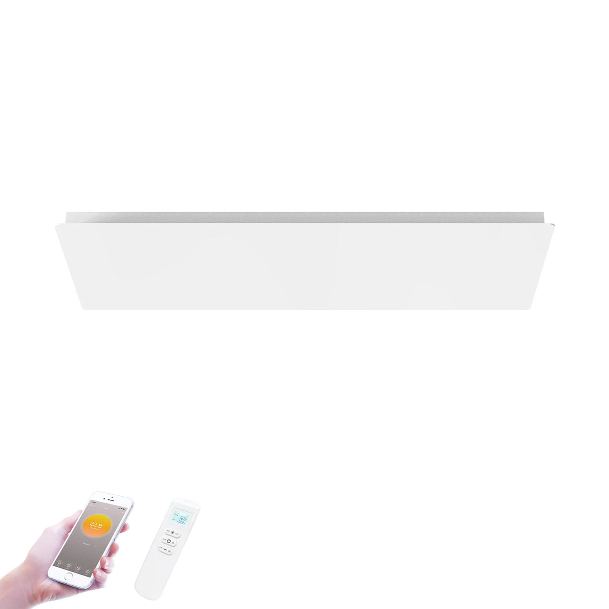 Segunda oportunidad - QH-ThermoAura Serie WiFi panel infrarrojo 750 vatios 61x33 cm - Predeterminado