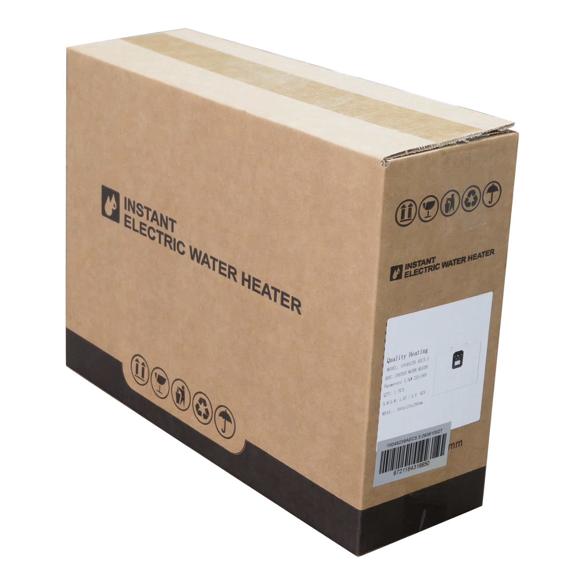 Doorstroomboiler 3,5kw Mini Quality Heating